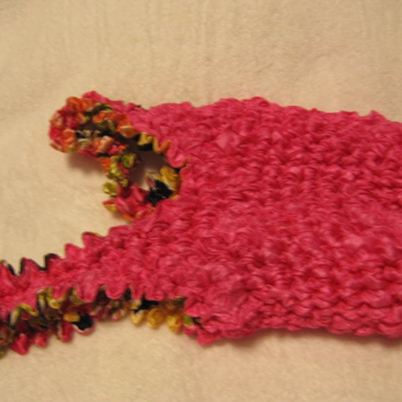 Expandable Double Sided Puckered Tote - Picture 4 of 6